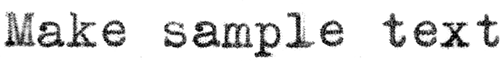 Make sample text